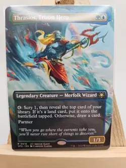 MTG Thrasios, Triton Hero 0016 SPG Near Mint Condition - Image 1