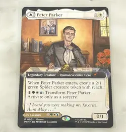 NYCC 2025 exclusive MTG Peter Parker Amazing Spider-man PROMO Magic Gathering - Image 1