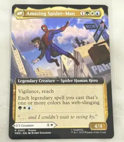 NYCC 2025 exclusive MTG Peter Parker Amazing Spider-man PROMO Magic Gathering - Image 2