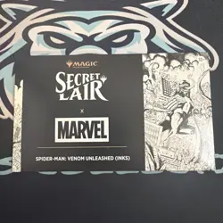 MTG Secret Lair x Marvel's Spider-Man: Venom Unleashed (Inks) Non Foil - Sealed - Image 1