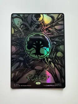 1 x PRESALE Spider Man FOREST Symbiote (Venom) Foil Secret Lair NM MTG (1954) - Image 1