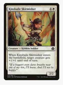 Kinsbaile Skirmisher | Duel Decks (DDO) | MTG | Kithkin Soldier | +1/+1 | NM - Image 1