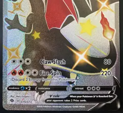 Charizard V Shiny Secret Rare Full Art 79/73 Champions Path Pokemon TCG - Image 3