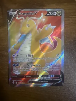 Dragonite V Full Art Rare - 191/203 Evolving Skies - Pokemon TCG - Mint/NM - Image 1