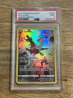 GRADED PSA 9 2023 Pokemon SWSH FA/Latias Crown Zenith #GG20 - Image 1
