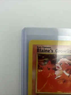Pokemon Gym Heroes Blaine's Growlithe 1st Edition 62/132 - Image 3