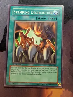 Stamping Destruction - LOD-046 - Common - 1st Edition - YuGiOh - VLP/NM - Image 1