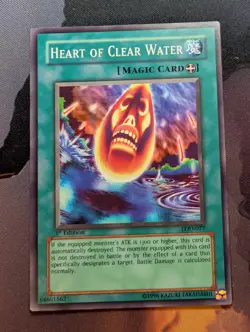 Heart of Clear Water - LOD-077 - Common - 1st Edition - YuGiOh - Very Light Play - Image 1