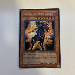YUGIOH • SWIFT GAIA THE FIERCE KNIGHT • SECRET RARE • CT1-EN004 • LIMITED • NM - Image 1