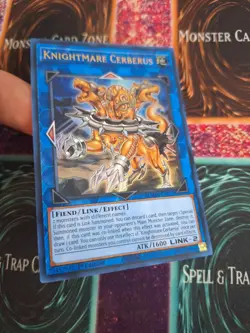 Yugioh Knightmare Cerberus MAMA-EN070 Ultra Rare 1st Edition Near Mint - Image 2