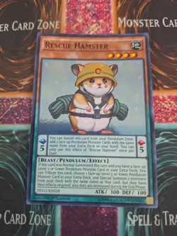 Yugioh Rescue Hamster PEVO-EN028 Super Rare 1st Edition Near Mint - Image 1