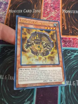Yugioh Ancient Gear Gadget SR03-EN000 Ultra Rare 1st Edition Near Mint - Image 2
