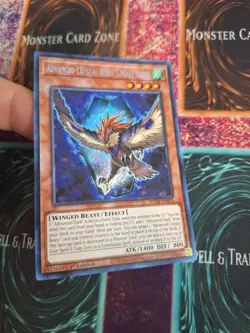Yugioh Advanced Crystal Beast Cobalt Eagle BLCR-EN015 Secret Rare 1st Edition NM - Image 2