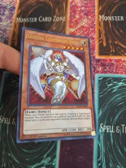 Yugioh Celestia, Lightsworn Angel BLLR-EN040 Ultra Rare 1st Edition Near Mint - Image 2