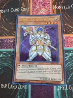 Yugioh Garoth, Lightsworn Warrior BLLR-EN037 Ultra Rare 1st Edition Near Mint - Image 1