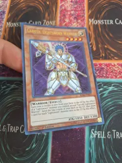 Yugioh Garoth, Lightsworn Warrior BLLR-EN037 Ultra Rare 1st Edition Near Mint - Image 2