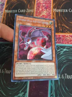 Yugioh Advanced Crystal Beast Ruby Carbuncle BLCR-EN010 Secret 1st Edition NM - Image 2