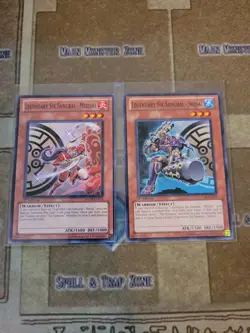 YUGIOH LEGENDARY SIX SAMURAI SHINAI + MIZUHO STOR COMMON 1ST ED NM - Image 1