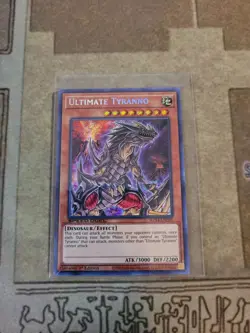 YUGIOH ULTIMATE TYRANNO SGX4-ENC01 SECRET 1ST ED NM SPEED DUEL - Image 1
