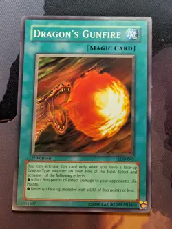 Dragon's Gunfire LOD-045 - Common - 1st Edition - YuGiOh - Very Light Play - Image 1