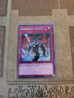 YUGIOH SAKURETSU ARMOR SGX4-END16 SECRET 1ST ED NM SPEED DUEL - Image 1