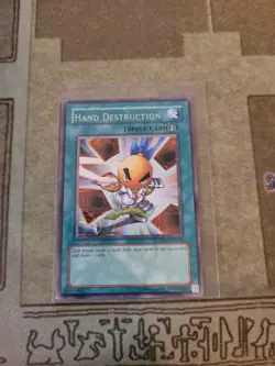 YUGIOH HAND DESTRUCTION DP07-EN018 RARE UNLIMITED ED LP - Image 1