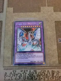 YUGIOH CYBER END DRAGON SGX1-ENG21 SECRET 1ST ED NM SPEED DUEL - Image 1