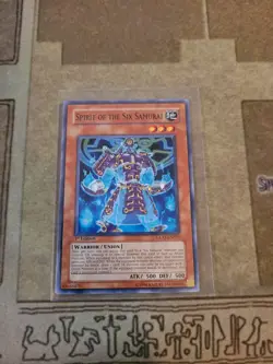 YUGIOH SPIRIT OF THE SIX SAMURAI GLAS-EN033 COMMON 1ST ED NM - Image 1