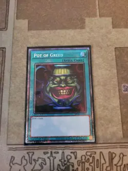 YUGIOH POT OF GREED MP25-EN050 STARLIGHT 1ST ED NM - Image 1