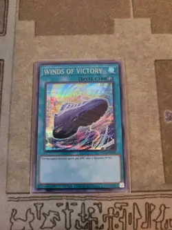 YUGIOH WINDS OF VICTORY NKC1-EN001 PRISMATIC SECRET LIMITED ED NM PROMO - Image 1