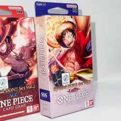 LOT of 3 ONE PIECE Card Game Special DON Set SDS 01 02 03 Luffy Ace Sabo SEALED - Image 3