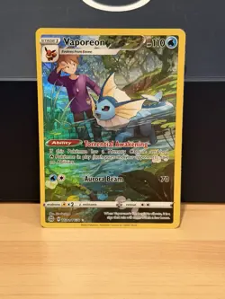 Pokemon TCG Vaporeon TG02/TG30 Holo Trainer Gallery Card Brilliant Stars - Image 1