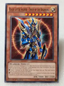 Yu-Gi-Oh Trading Card Game TCD Black Luster Soldier YGLD-ENA02 1st Edition 1996 - Image 1