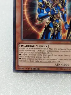 Yu-Gi-Oh Trading Card Game TCD Black Luster Soldier YGLD-ENA02 1st Edition 1996 - Image 5