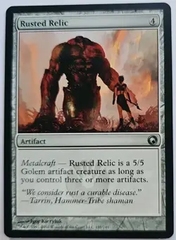 MTG Magic The Gathering Card Rusted Relic Artifact Scars Of Mirrodin - Image 1