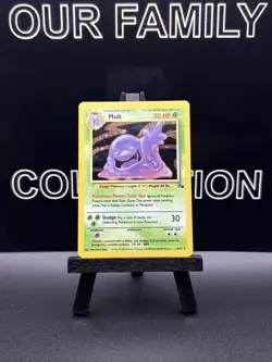 Muk 13/62 - Holo Rare - Fossil Set - VINTAGE WOTC Pokemon Card - UNLIMITED - NM - Image 1