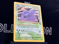 Muk 13/62 - Holo Rare - Fossil Set - VINTAGE WOTC Pokemon Card - UNLIMITED - NM - Image 4
