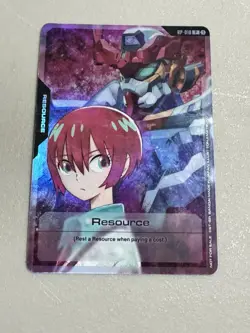 Gundam TCG Resource Card Machu RP-010 FOIL Alt Art English Anime Expo 2025 Promo - Image 1