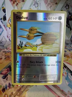 2016 Pokemon XY Evolutions Doduo 69/108 Reverse Holo Common Card - Image 1