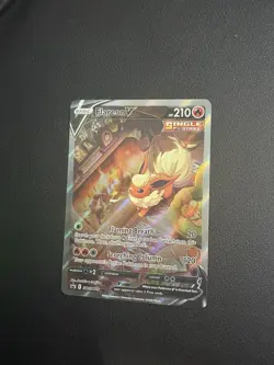Flareon V SWSH179 Sword & Shield Black Star Promo Holo Pokemon Card NM/Mint - Image 1