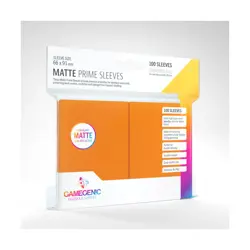 GameGenic Card Protection Matte Sleeves - Orange (100) New - Image 1