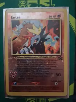 Entei 34/53 Reverse Holo Black Star Promo Pokemon Card - Image 1