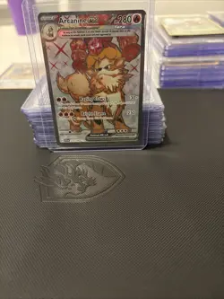 Pokemon TCG Arcanine EX Holo Card 224/198 SV01 Scarlet & Violet Base Set NM - Image 1