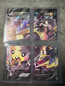 Morpeko V-Union Pokemon Crown Zenith Black Star Promo 4 Card Set - Image 1