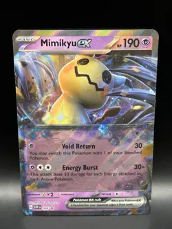 Mimikyu ex 004 - Pokemon Scarlet & Violet Black Star Promo Card - NM - Image 1