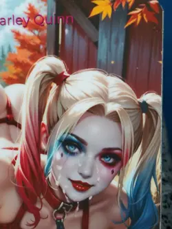 1/1 Only 1 Made Harley Quinn DC NSFW Spicy Topless Lonestar Customs Waifu Card - Image 3