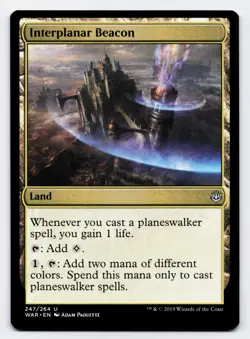 Interplanar Beacon [247/264] WAR Uncommon Non-Foil [MTG Card English] - Image 1