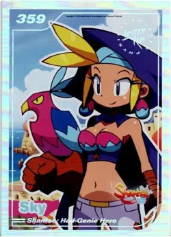 Shantae Half Genie Hero #359 Limited Run Games Silver Trading Card New - Image 1