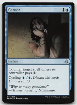 MTG Censor U Amonkhet 46 LP - Image 1