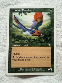 MTG - Birds of Paradise - 7th Edition - NM - Free Shipping! - Image 1